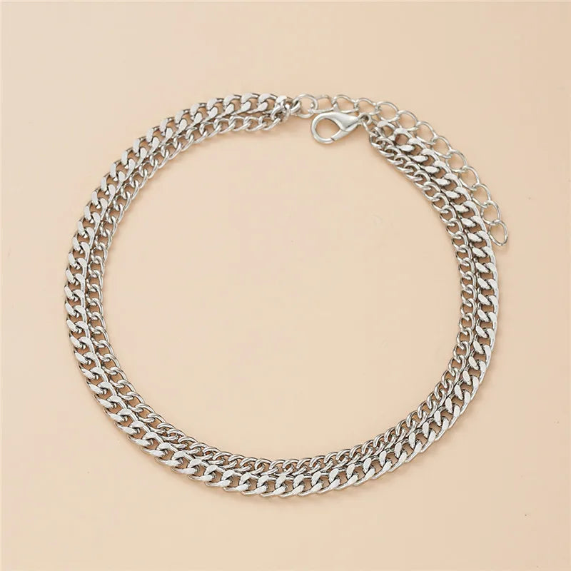Double-Layer Anklets Waterproof Bracelet