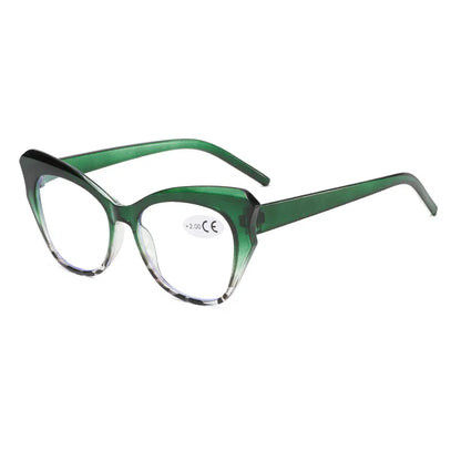 Cat Eye Reading Prescription Eyewear Anti Blue Light Hyperopia Correction Eyeglass