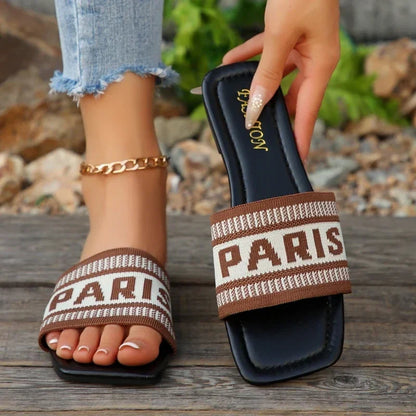 Cover Letter Outdoor Casual Flat Bottom Slippers