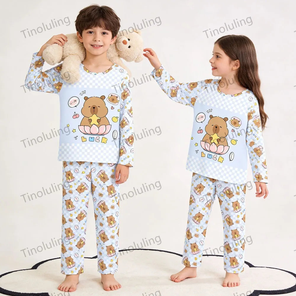 Sleepers Cartoon Boutique Long Sleeve 3 4 5 6 7 8 9 10 11 12 Yrs Pajamas