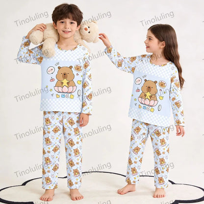 Sleepers Cartoon Boutique Long Sleeve 3 4 5 6 7 8 9 10 11 12 Yrs Pajamas