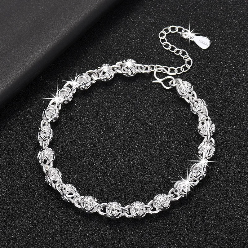 DANA 925 Sterling Silver Ball Bracelets