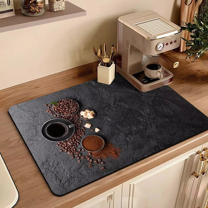 Coffee Machine Mat Waterproof Drain Pad