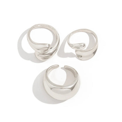 DANA 4Pcs Irregular Rings Set