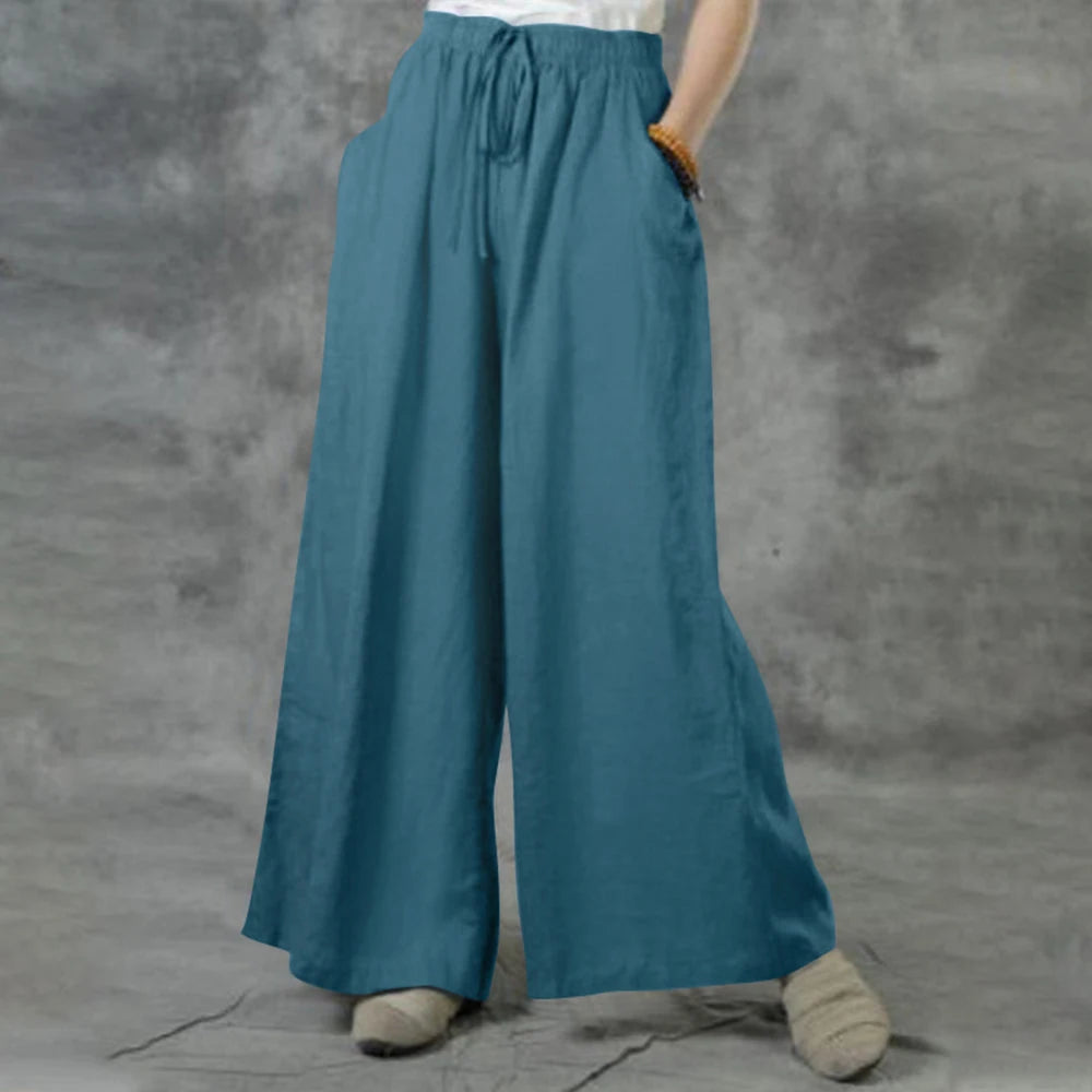 Wide Leg Korean Trousers