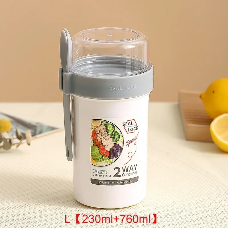 790ml/990ml Salad Oatmeal Cup Breakfast Cup Cereal Nut