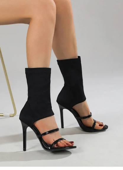 Sexy Stretch Boots High Heels Shoes