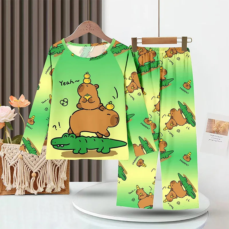 Sleepers Cartoon Boutique Long Sleeve 3 4 5 6 7 8 9 10 11 12 Yrs Pajamas