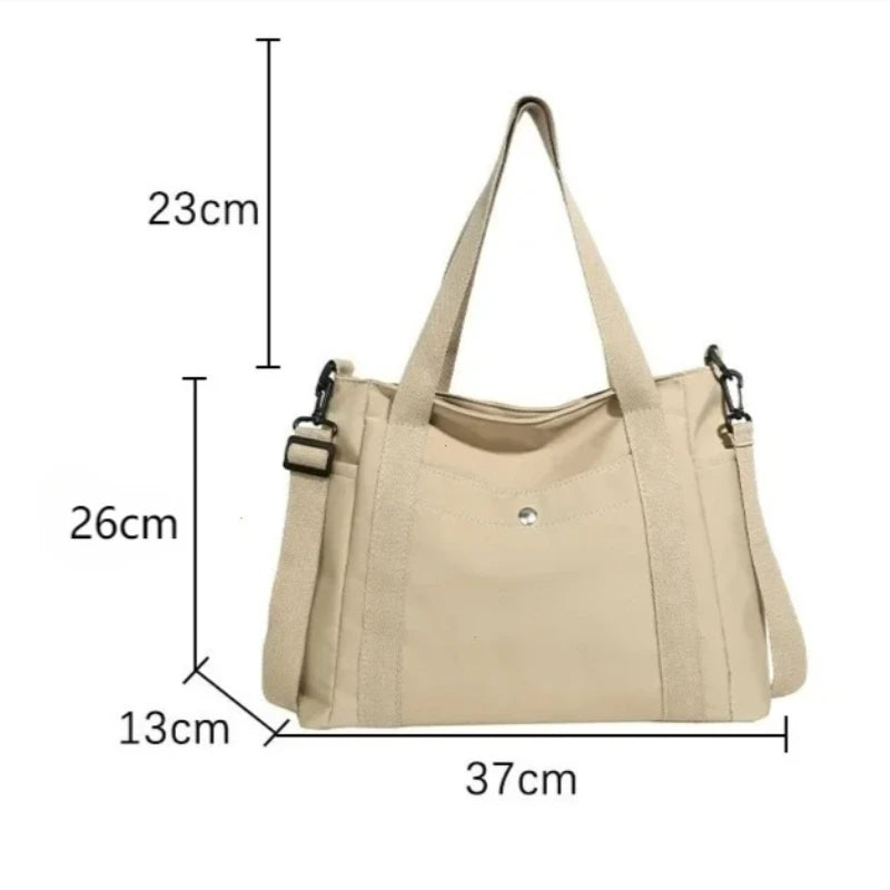 Large Capacity Nylon Crossbody Casual Messenger Shoulder Bag