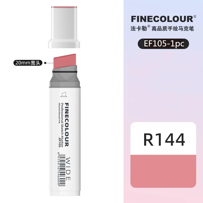 Finecolour 20mm Wide Markers Alcohol Line Sketching Art Markers Pen