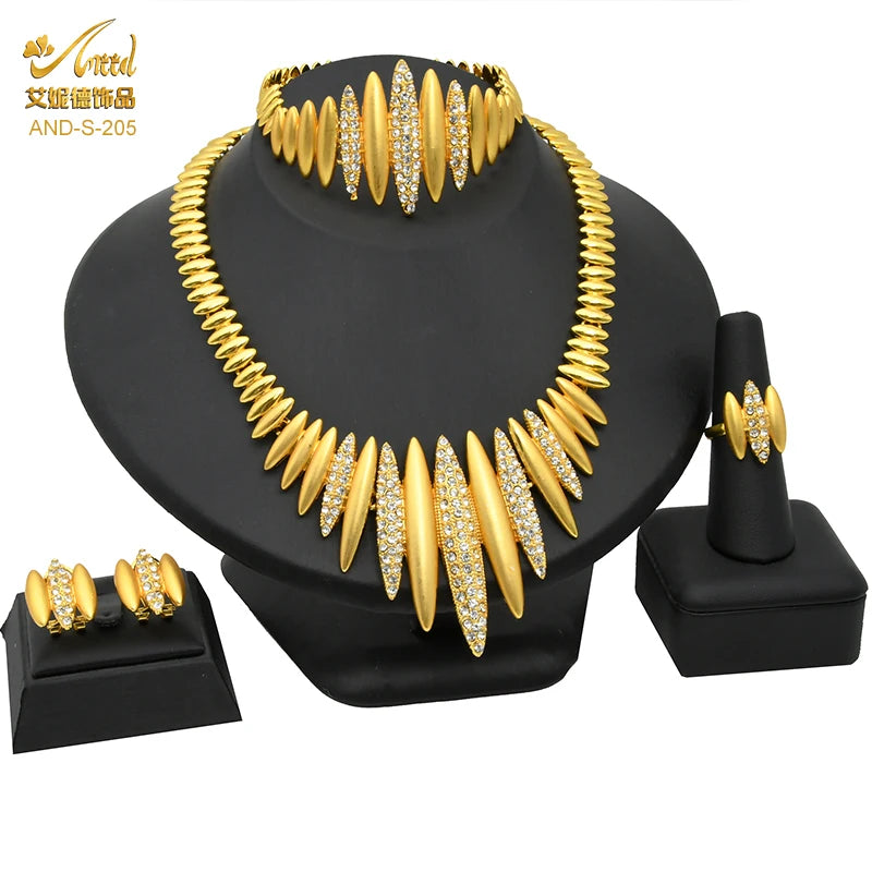 African Jewelry Big Necklace Jewelry Set