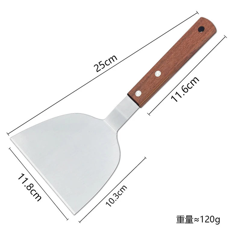 Stainless Steel Spatula and Grill Scraper