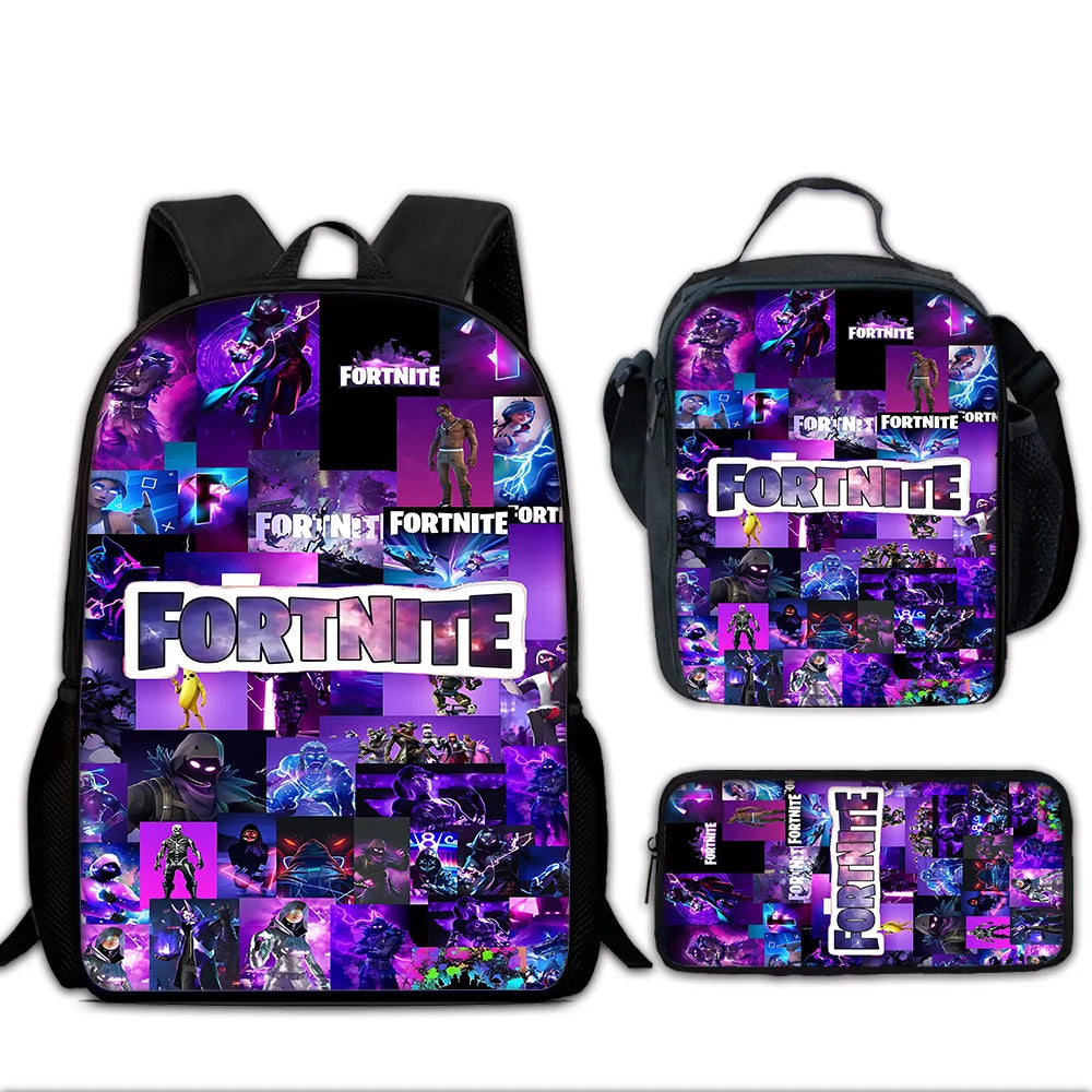 Child Backpack with Lunch Bags Pencil Bags School Bags