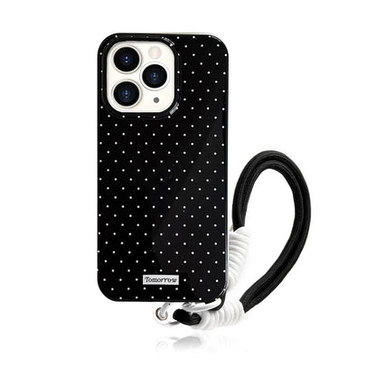 Polka Dot Small Fresh Mobile Phone Case for iPhone Ultra Slim Shockproof Cover
