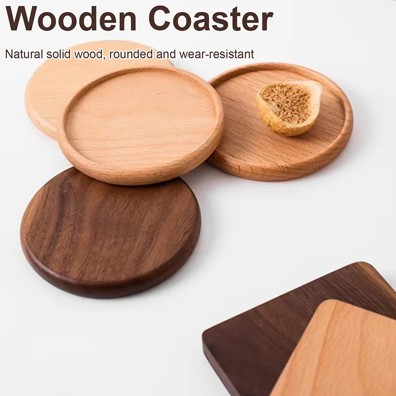 Wood Coasters Beech Coasters Heat Resistant