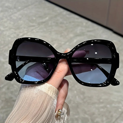 Oversized Oval Jelly Frame Sunglasses