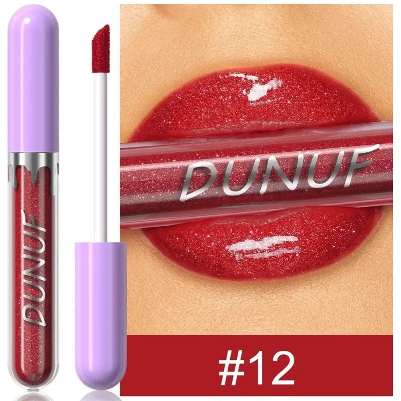 1pc Metallic Liquid Lipstick Long Lasting Glitter Lip Glaze Waterproof