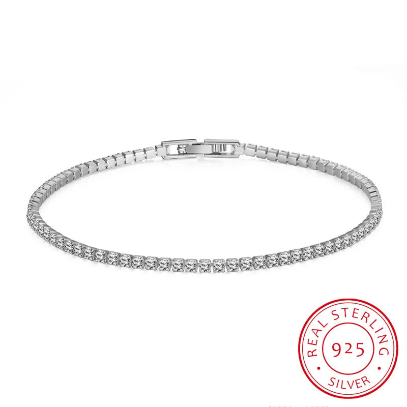 DANA 2mm Moissanite Tennis Bracelet