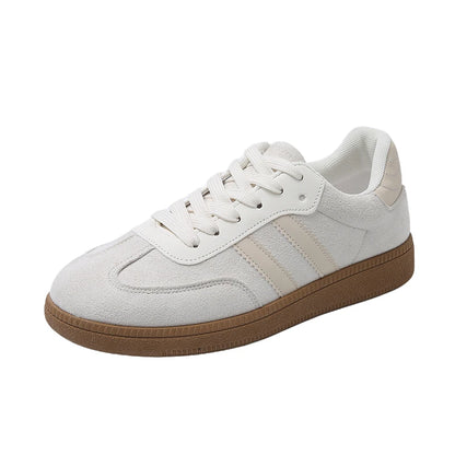 Casual Lace Up Flats Tennis  Walking Sneakers
