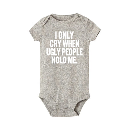Funny Baby Bodysuits Jumpsuit Toddler Unisex Outfits