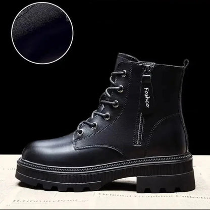 Snow Boots Plush Warm Medium Thickened Warm Snow Flat Boots