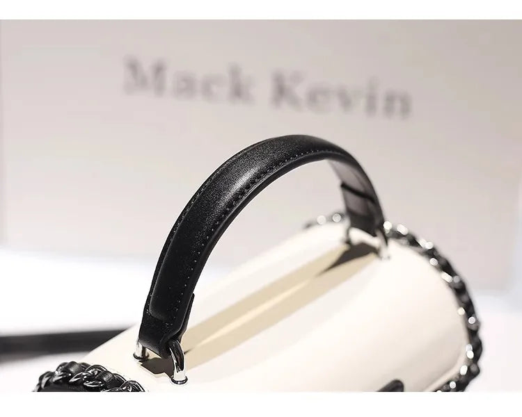 Square Leather Crossbody Bag