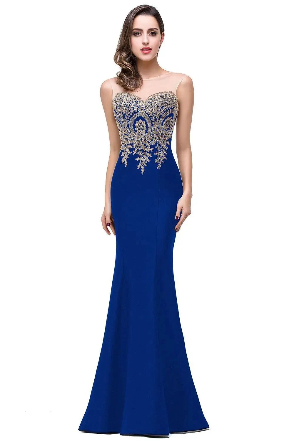 Elegant Mermaid Sweetheart Illusion Dress