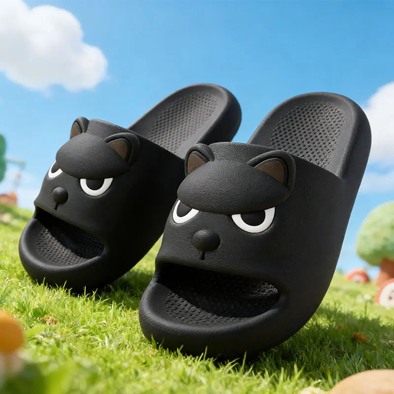 Soft Sole Cute Dog EVA Non Slip Platform Slippers