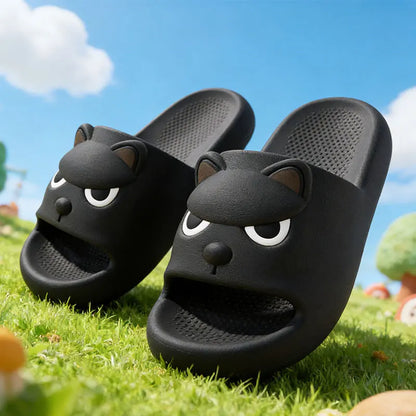 Soft Sole Cute Dog EVA Non Slip Platform Slippers