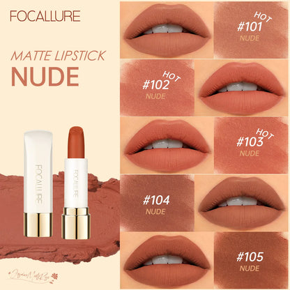 16 Shades Matte Lipstick Natural Super Soft Lip Sticks Waterproof Lip Glaze Balm