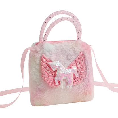 Sweet Unicorn Handbags Cute Kid Crossbody Shoulder Bag