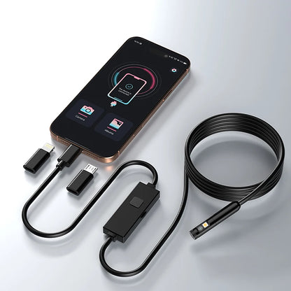 Type-C Industrail Endoscope Micro USB Single Dual Camera Waterproof Probe LED