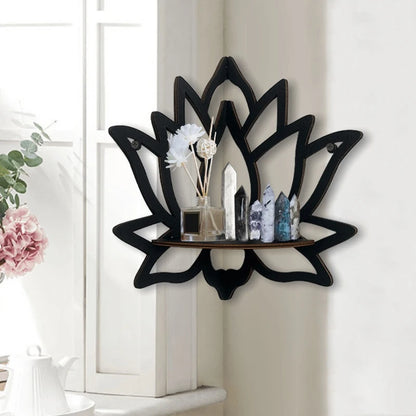 Wooden Lotus Hollow Rack Aromatherapy
