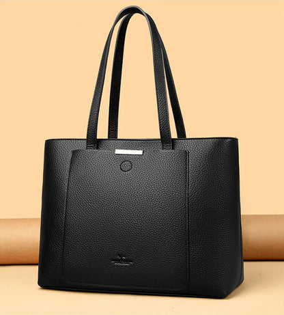 Genuine Soft Pu Leather Hand Luxury Tote Bag