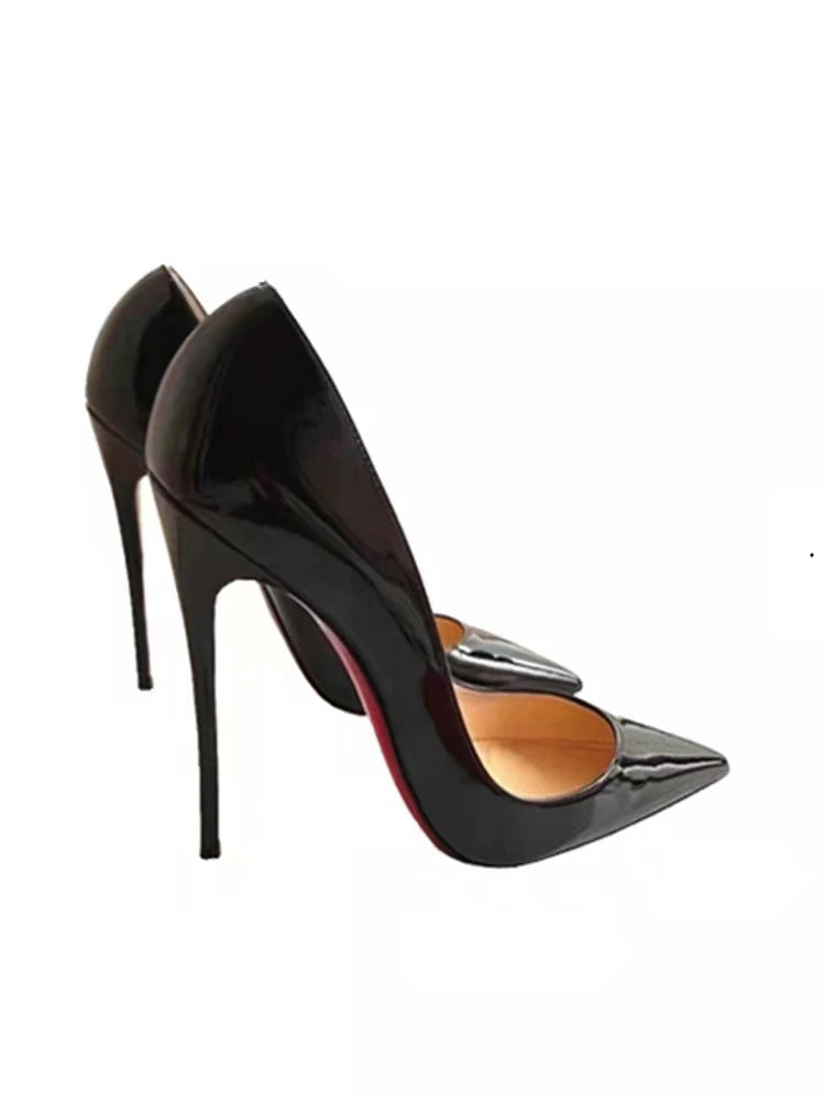 Classic Thin Heels Sexy Mouth Shoes