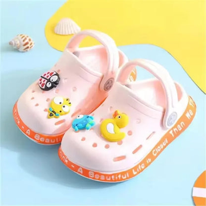 Kids Cartoon Cave Hole Sandals Beach Slippers