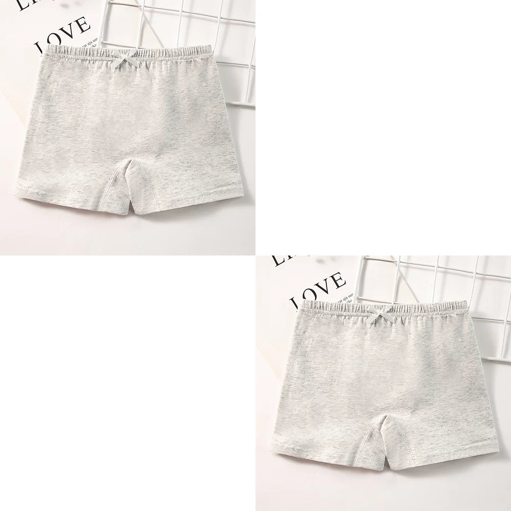 1/2 Pcs Kids Girls Panties Cotton Breathable Safety Pants