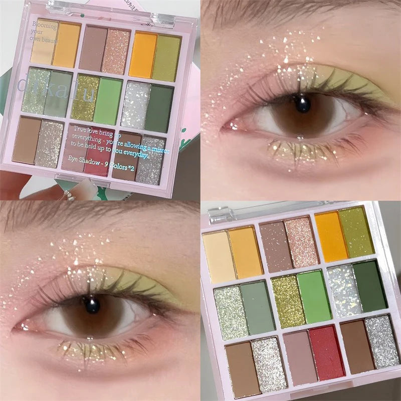 18Color Eyeshadow Palette Gliter for Eyes Shadow