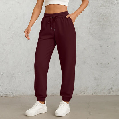 Straight Leg Elastic Waist Pants