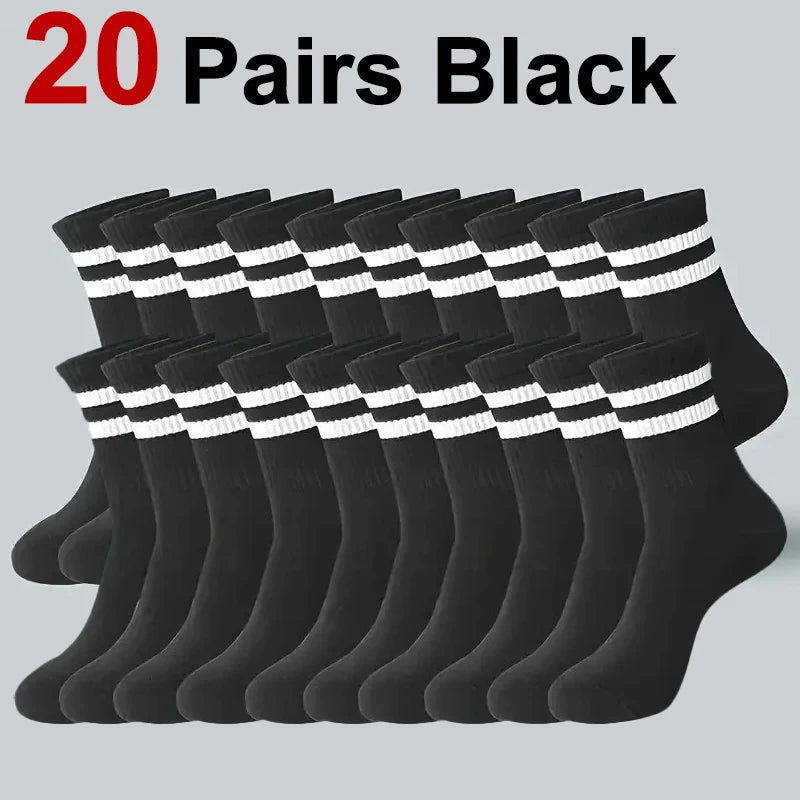 5/10/20 Pairs Round Neck Socks