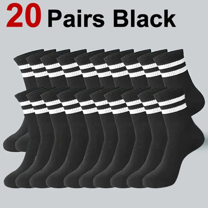 5/10/20 Pairs Round Neck Socks