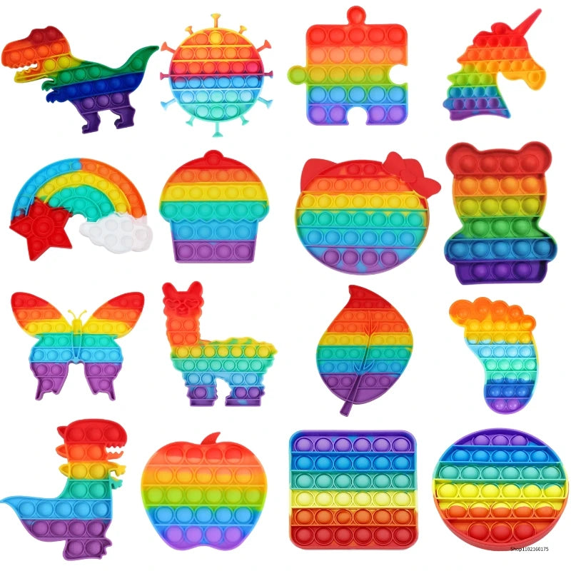 Sensory Toys Rainbow Dinosaur Fidget Toys
