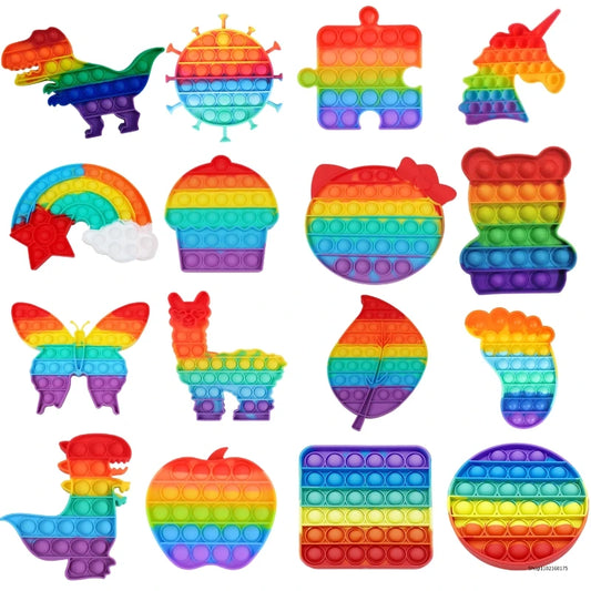 Sensory Toys Rainbow Dinosaur Fidget Toys