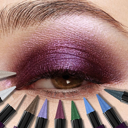 25 Color 1PC Pearl Eyeshadow Stick Waterproof Long Lasting Glitter & Matte Color Eye Shadow Makeup