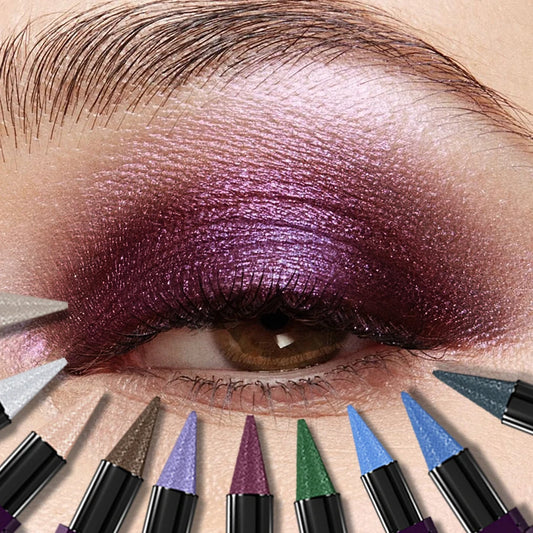 25 Color 1PC Pearl Eyeshadow Stick Waterproof Long Lasting Glitter & Matte Color Eye Shadow Makeup
