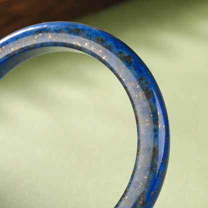 Natural Lapis Lazuli Tianshan Jade Bangle Imperial Blue Afghan Stone Bangle Genuine Gemstone Bracelets