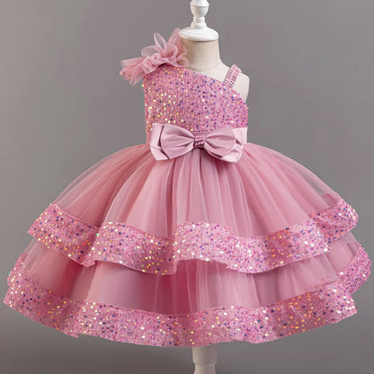Flower Sequins Short Sleeveless Costume Cosplay