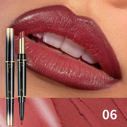 Double-Ended Lip Liner Lipstick Pencil Moisturizing