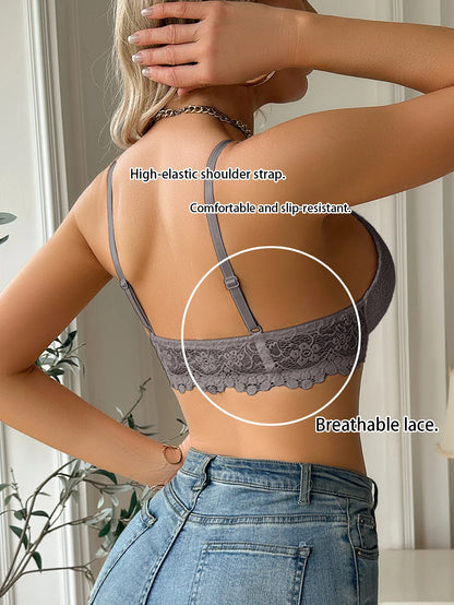 Bestseller Lace Bra Sexy Front-Clasp Push-Up Bra Sexy Lingerie