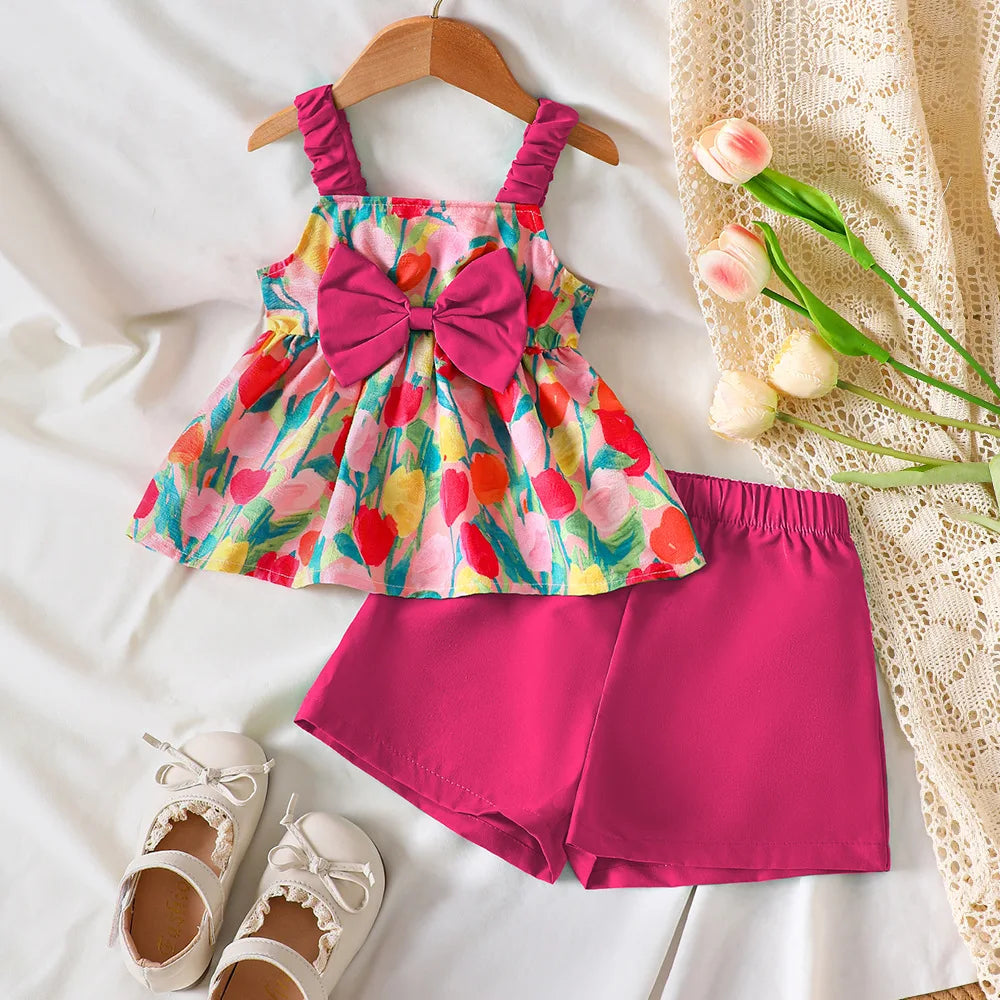Off-Shoulder Top And Shorts 2 Pcs Set
